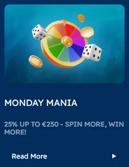 monday mania up to 250 euro