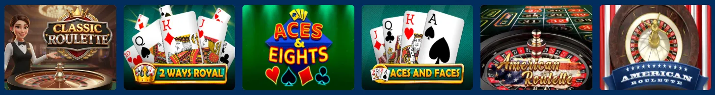 Table games at BOF Casino