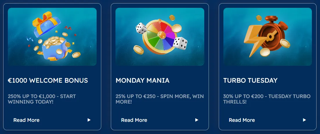 BOF Casino welcome bonus offer